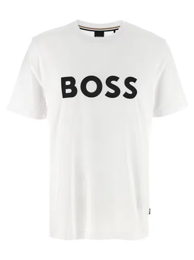HUGO BOSS LOGO PRINT T-SHIRT
