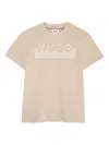 Hugo Boss T-shirt Mit Logo-print In Brown