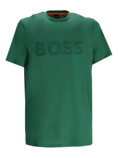 Hugo Boss Boss Thinking 1 T-shirt In Green