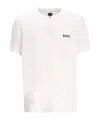 Hugo Boss Logo-print Cotton T-shirt In White