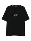 Hugo Boss Logo-print T-shirt In Black