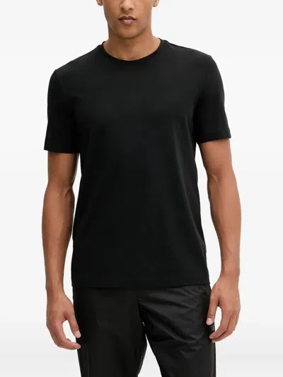 Hugo Boss Logo-print T-shirt In Black