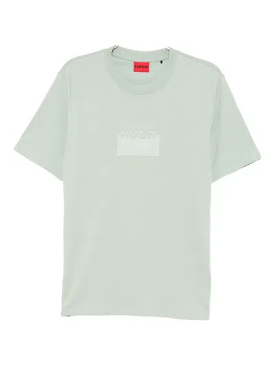 Hugo Boss Logo-print T-shirt In Blue