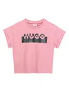 Hugo Boss Logo-print T-shirt In Pink