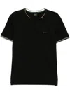 Hugo Boss T-shirt Mit Logo-print In Black