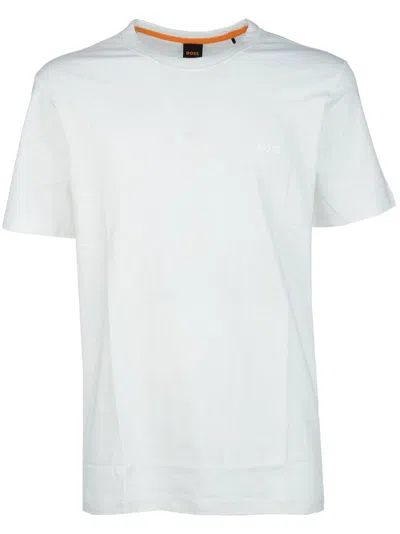 Hugo Boss X Aston Martin T-shirt With Embossed Logo In White