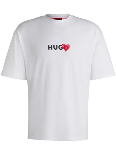 HUGO BOSS LOGO-PRINT T-SHIRT