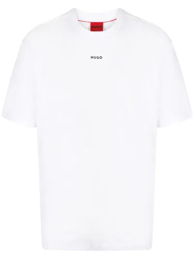Hugo Boss Logo-print T-shirt In White