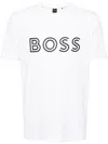 Hugo Boss Logo-print T-shirt In White