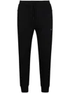 HUGO BOSS LOGO-PRINT TAPERED TRACK PANTS