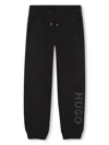 Hugo Boss Logo-print Track Pants In Black