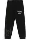 Hugo Boss Logo-print Track Pants In Black