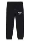 Hugo Boss Logo-print Track Pants In Black