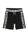 Hugo Boss Logo-print Track Shorts In Black