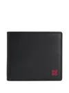 Hugo Boss Tibby Leather Wallet In Black