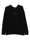 Hugo Boss Logo-printed Hoodie In Black