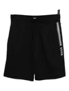 Hugo Boss Logo-printed Shorts In Black