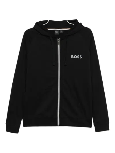 Hugo Boss Logo-printed Sweatshirt In Black