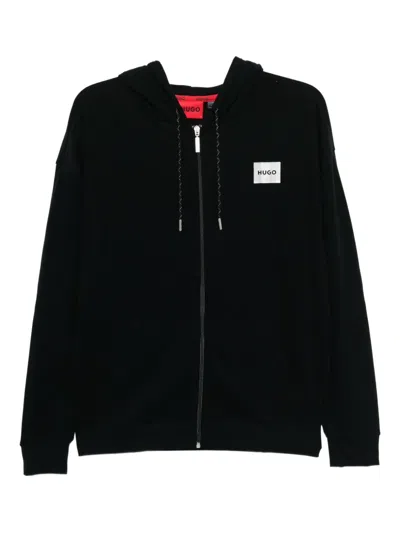 Hugo Boss Logo-printed Sweatshirt In Black