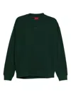Hugo Boss Logo-printed Sweatshirt In Green