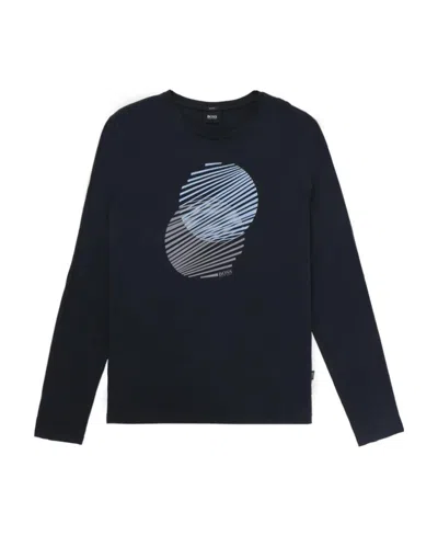 Hugo Boss Logo Printed T-shirt In Black