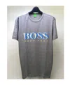 Hugo Boss Logo Printed T-shirt In Gray