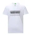 Hugo Boss Logo Printed T-shirt In White