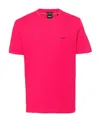 Hugo Boss T-shirt Boss Men Color Fuchsia In Pink