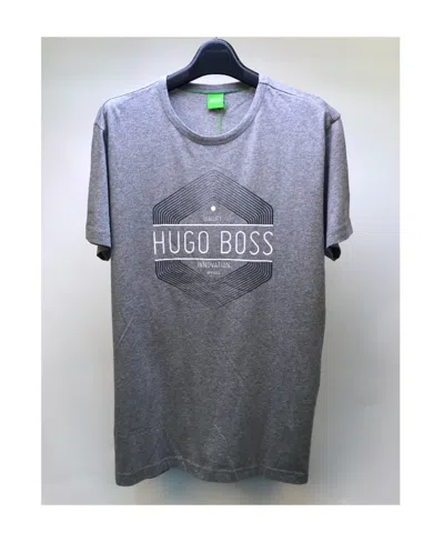 Hugo Boss Logo Round-necked T-shirt In Black