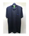 Hugo Boss Logo Round-necked T-shirt In Black