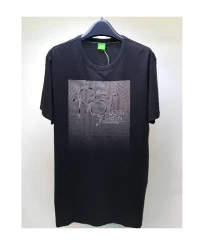 Hugo Boss Logo Round-necked T-shirt In Black