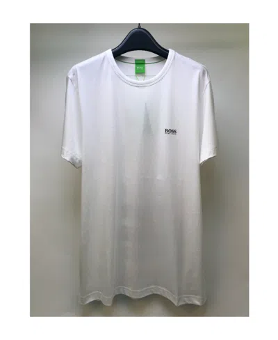 Hugo Boss Logo Round-necked T-shirt In Gray