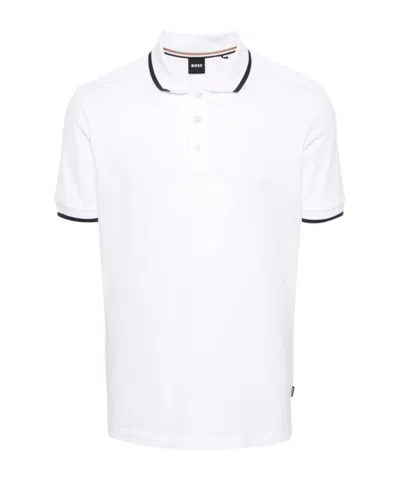 HUGO BOSS BOSS HUGO BOSS LOGO DETAILED POLO SHIRT