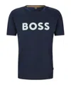 Hugo Boss Boss T-shirt "tiburt" In Black
