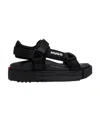 Hugo Boss Logo Sandals In Black