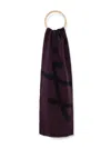 Hugo Boss Logo Scarf In Red