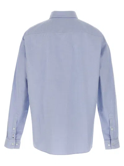 Hugo Boss Logo Shirt In Azure