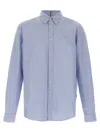 Hugo Boss Boss Cotton Shirt In Blue