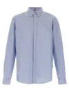 Hugo Boss Boss Cotton Shirt In Blue