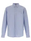 Hugo Boss Boss Cotton Shirt In Light Blue