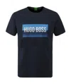 Hugo Boss Logo Short-sleeved T-shirt In Black
