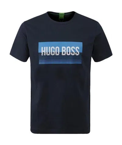 Hugo Boss Logo Short-sleeved T-shirt In Black