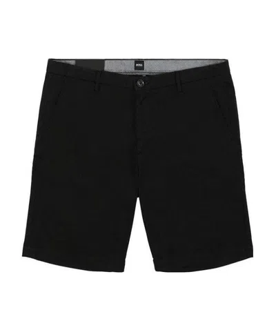 Hugo Boss Logo Shorts In Black