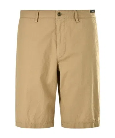 Hugo Boss Logo Shorts In Nude