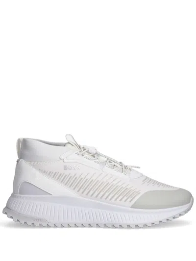 Hugo Boss Logo Sneakers In White