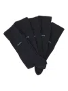 Hugo Boss Logo Socks (pack Of Five) In Black