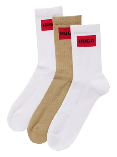 Hugo Boss Logo Socks (pack Of Three) In Multi