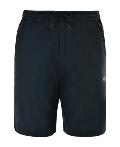 Hugo Boss Logo Straight Shorts In Black