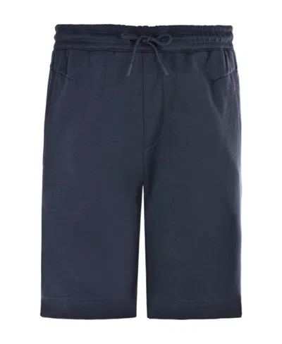 Hugo Boss Logo Straight Shorts In Black