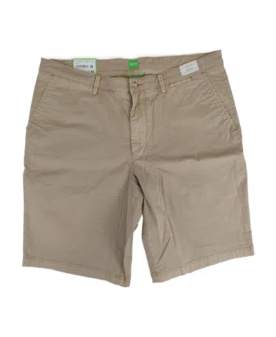 Hugo Boss Logo Straight Shorts In Nude